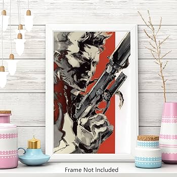 Amazon.com: XIHOO Metal Gear Solid 2 Poster for Home Decor